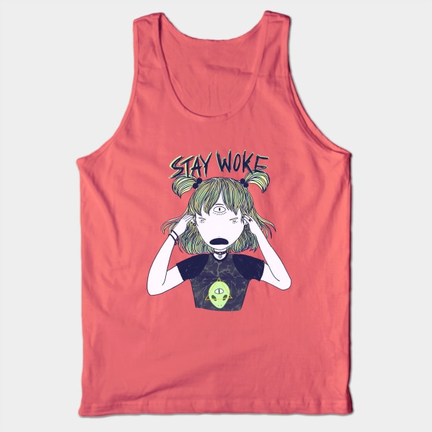 Stay Woke Tank Top by alexacassaro